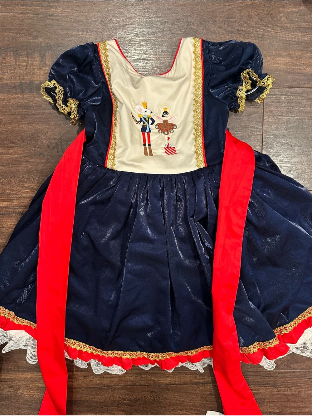 Girls' Nutcracker Navy & Red  Dress